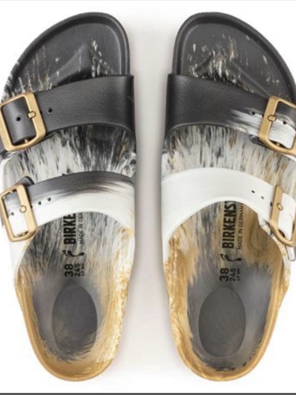 Birkenstock Arizona EVA Beach Multi / Glamour Gold sandals